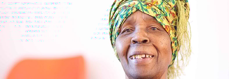 Older woman at local Age UK